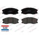 ÖN BALATA ANTARA 2.4-3.2 V6-2.0 CDTI 05/06> CAPTİVA 06.06>