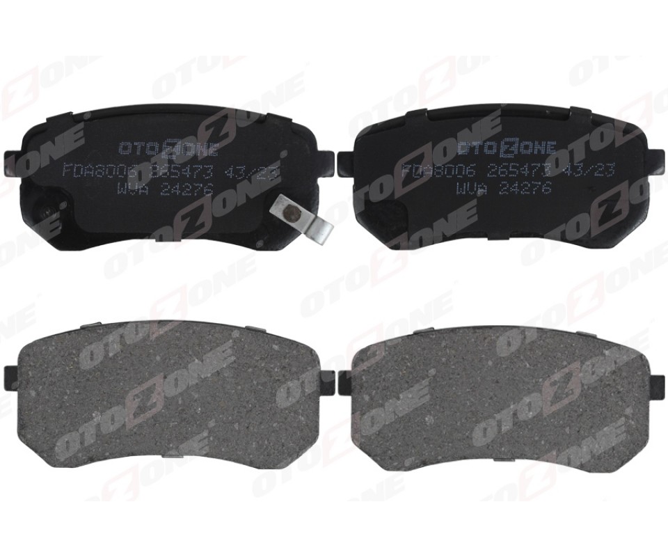 ARKA FREN BALATA HYUNDAI i10 1.0L 1.1L 08-13 / KIA PICANTO 1.0L 1.1L 05-11 - Aşınma ikaz soketli