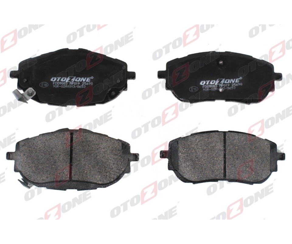 ÖN FREN BALATA TOYOTA AURIS COROLLA 1.33L 1.6L 1NR-FE 1ZR-FAE NRE180 ZRE181 ZRE185 12-> / 1.4L 1ND-FTV NDE180 12->