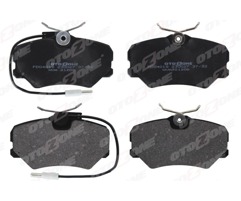 ÖN FREN BALATASI P306 2.0 S16 1993-97 -P405 1.6I 1.8I 2.0I 1.9 SRI-2.0 MI16 CITROEN ZX 2.0 FİŞLİ