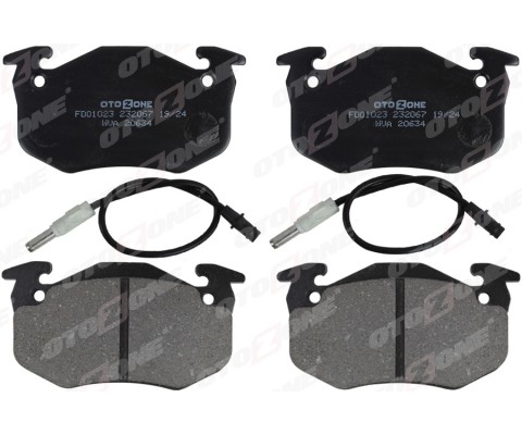 ÖN BALATA RENAULT R5 72>85 CLIO I 91>98 EXPRESS 85>92 TWINGO I 93>07 FİŞLİ