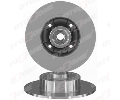 ARKA FREN AYNASI RENAULT MEGANE II 02> MODUS 04> CLIO III 05> 240x82.5x4DELİK RULMANLI ABS SENSÖRLÜ