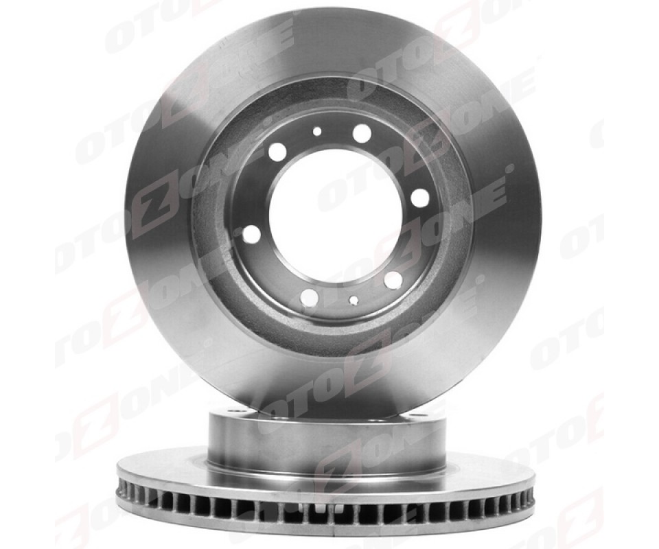 ÖN FREN DİSKİ HAVA KANALLI TOYOTA HILUX REVO 2.4L 2GDFTV GUN125 GUN135 4X2 4X4 15-> / VIGO 2.5L 2K D-FTV KUN35 VSC sistemli araçlar için 13-15 319 çap x 6 bijon - Adet disk fiyatıdır