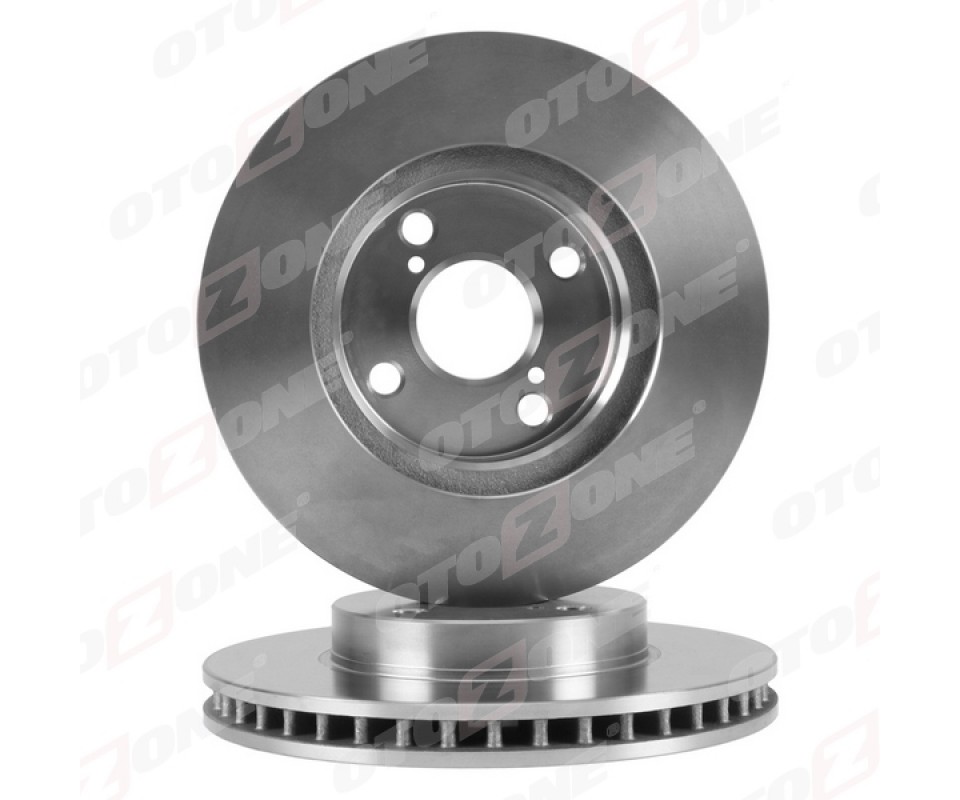 ÖN FREN DİSKİ HAVA KANALLI TOYOTA COROLLA 1.4L 4ZZ-FE ZZE120 VVTi 02-06 / 1.6L 3ZZ-FE ZZE121 VVTi 02-06 255 çap X 4 bijon - Adet disk fiyatıdır