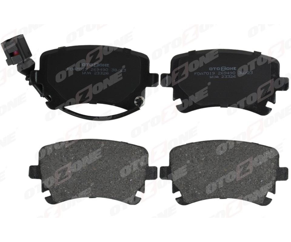 ARKA BALATA VW TRANSPORTER T5 03 >09 > A4 04-09 A6 04-11 A8 03-10 FİŞLİ