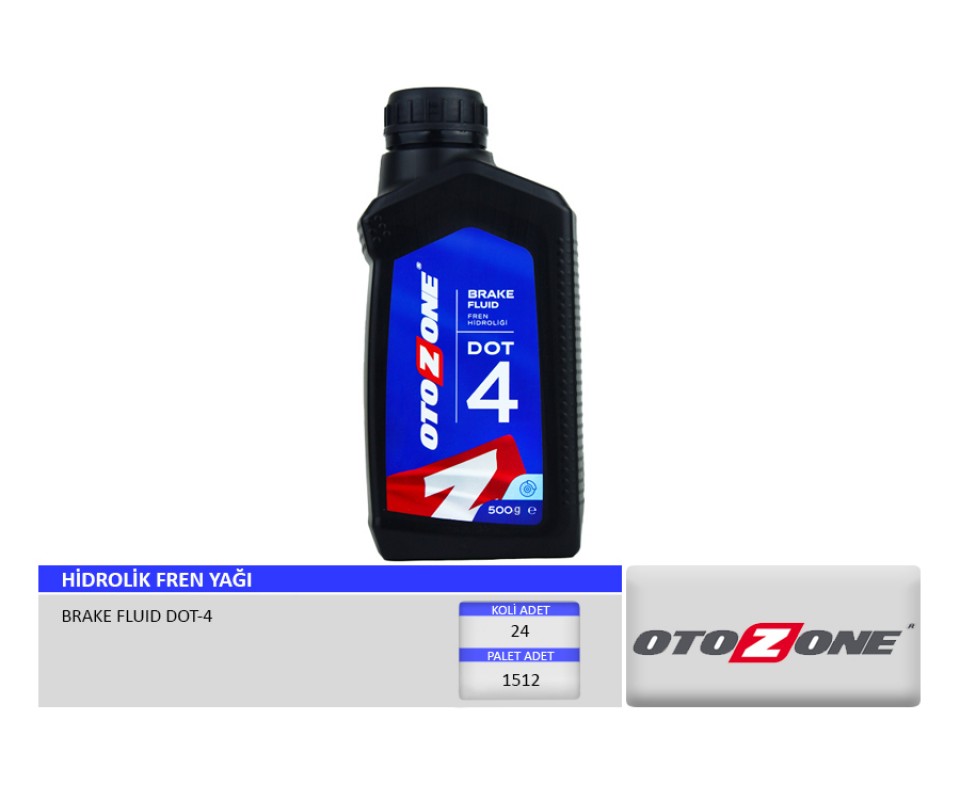 HİDROLİK FREN YAĞI DOT-4 500g