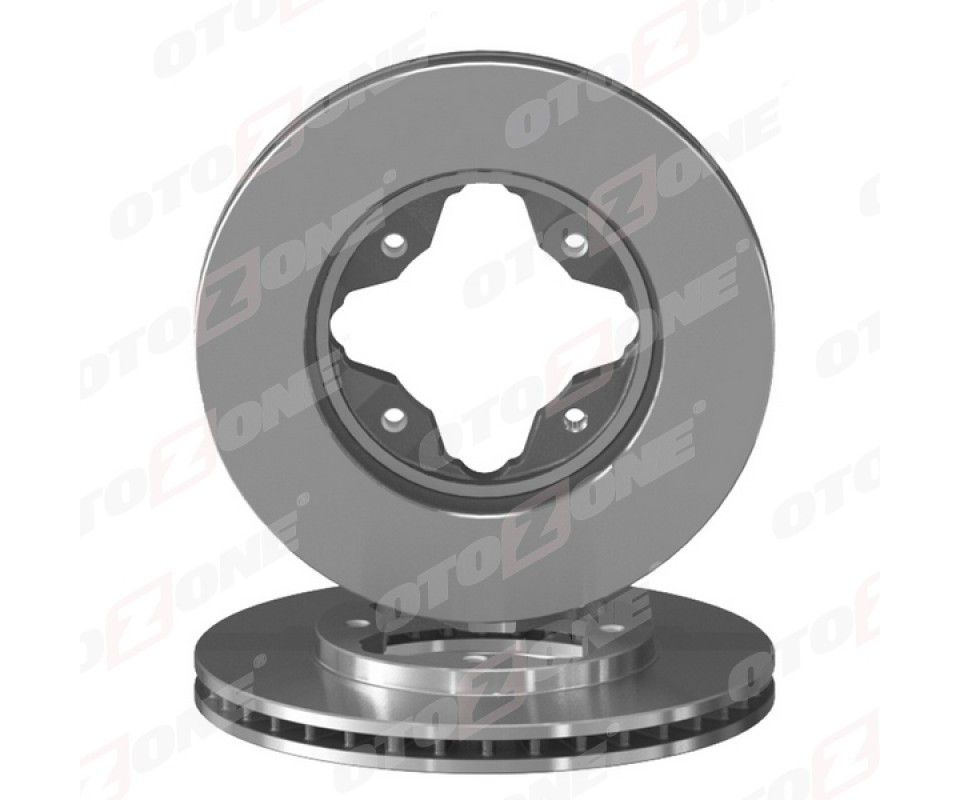 ÖN FREN DİSKİ HAVA KANALLI HONDA ACCORD 2.0L F20 90-98 260 çap x 4 bijon - Adet disk fiyatıdır