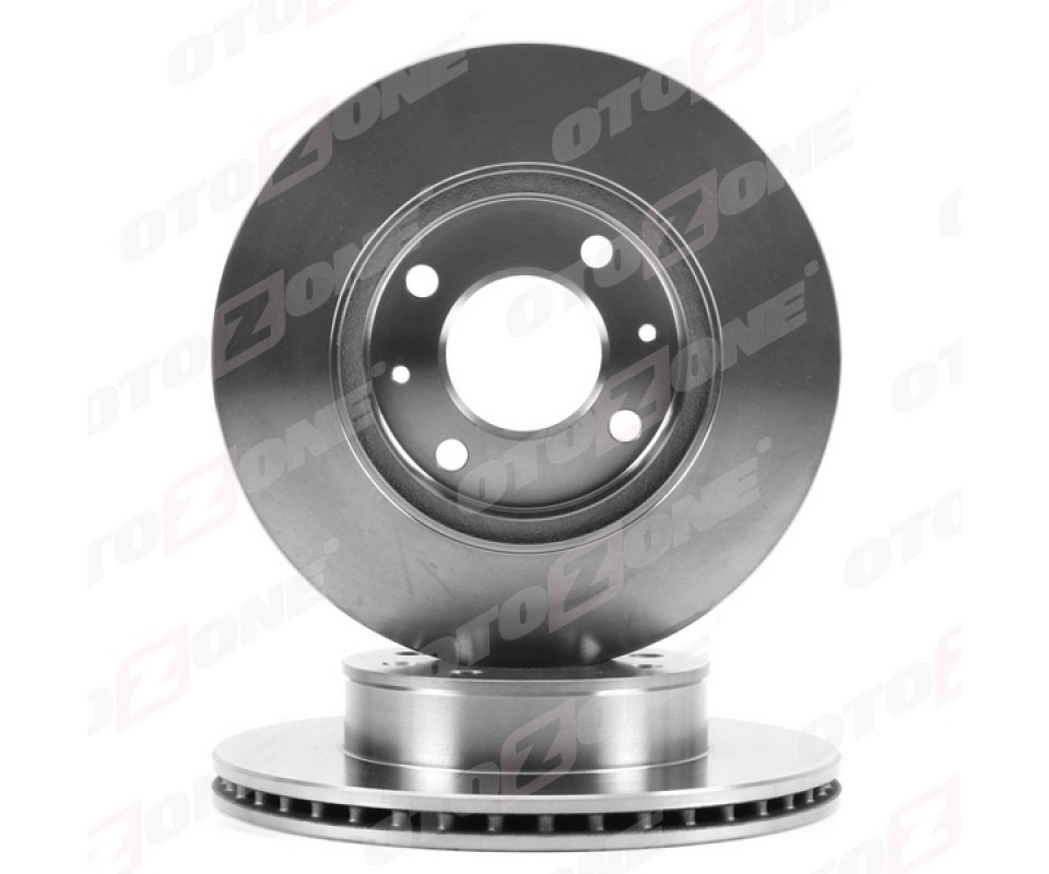 ÖN FREN DİSKİ HAVA KANALLI HYUNDAI İ10 1.1L G4HG 08-13 / KIA PICANTO 1.1L G4HG benzinli 05-> 241 çap x 4 bijon - Adet disk fiyatıdır
