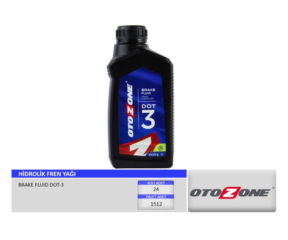 HİDROLİK FREN YAĞI DOT-3 500g