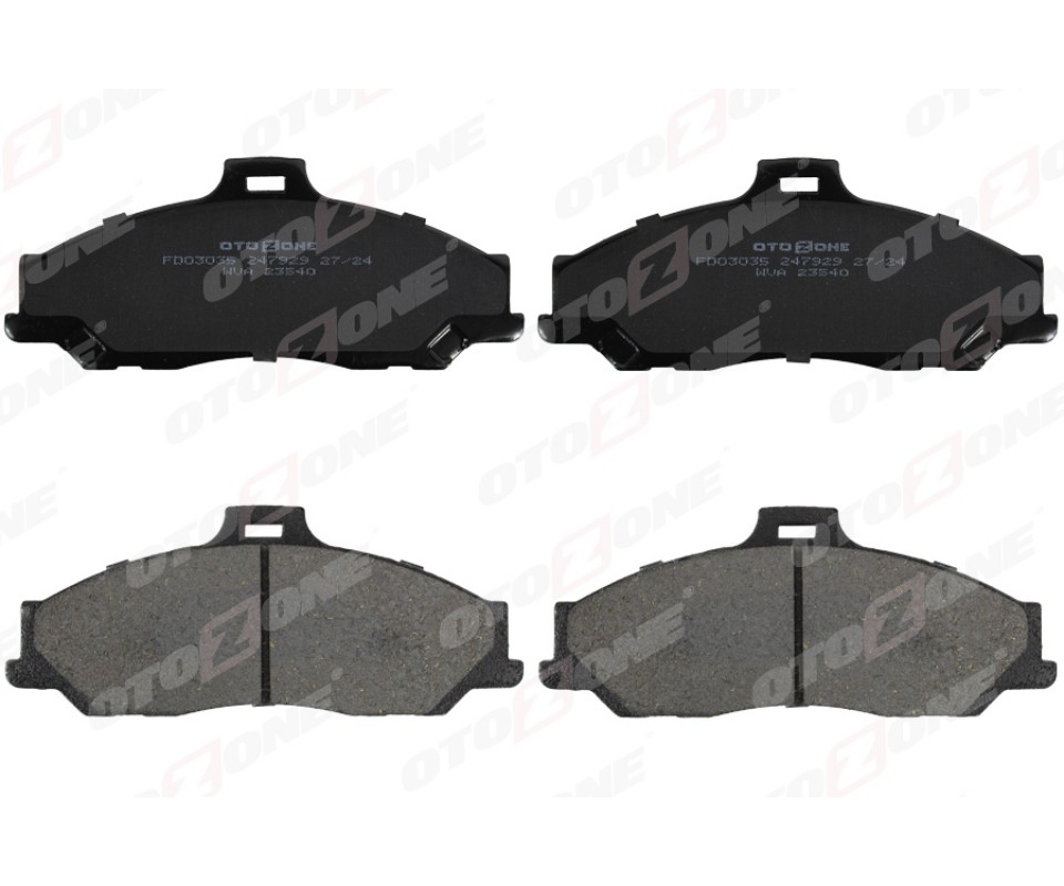 ÖN BALATA RANGER 2.5 D TD 4X4 99 > 3.0 TDCİ 05 > MAZDA B SERİSİ 2.5 D TD 98 > GDB3353