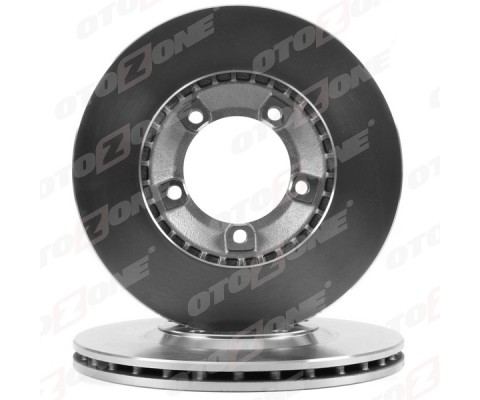 ÖN FREN DİSKİ HAVA KANALLI HYUNDAI H100 2.5L D4BA D4BF 4D55 4D56 PANELVAN 94-05 / 2.6L D4BB KAMYON ET 96-03 253 çap x 5 bijon - Adet disk fiyatıdır