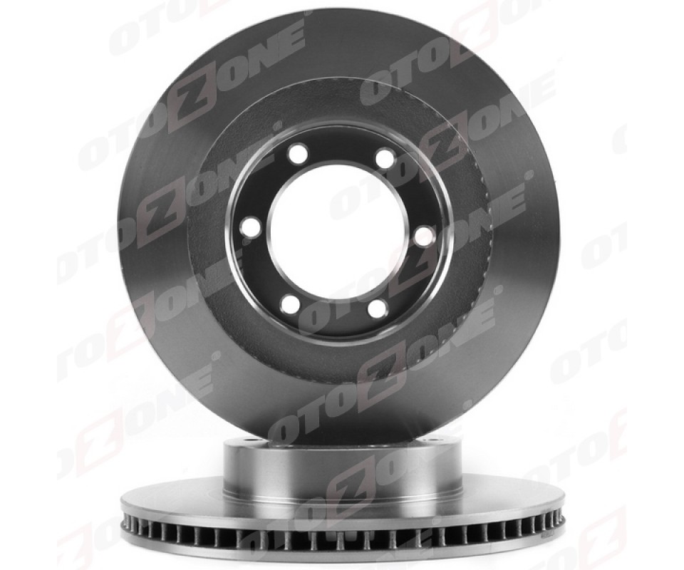 ÖN FREN DİSKİ HAVA KANALLI TOYOTA LAND CRUISER 3.0L 1KZ-TE 1KD-FTV KZJ120 KDJ120 03-09 338 çap x 6 bijon - Adet disk fiyatıdır