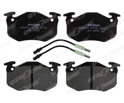 ÖN FREN BALATASI P106 91>04 P205 83>94 P305 83>88 P306 93>01 P309 85>93 P405 87>92 SAXO AX ZX C15 F İŞLİ