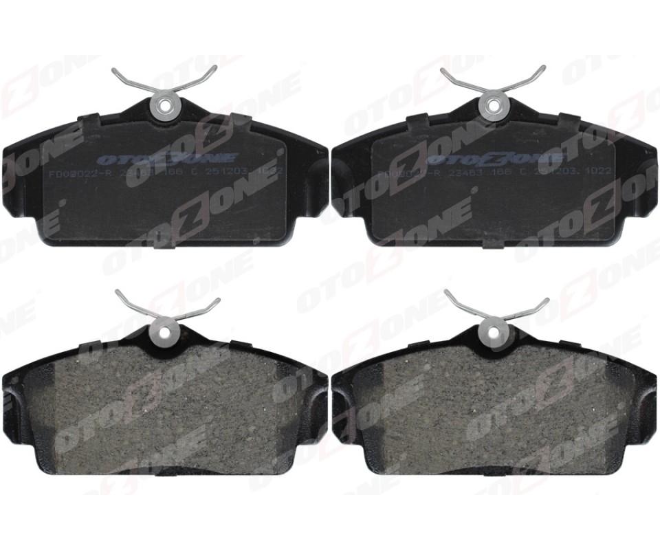 ÖN FREN BALATA NISSAN ALMERA 1.5L QG15DE N16 02-> / PRIMERA 1.6L 2.0L GA16DE SR20DE P11 96-01 alt k ısmı düz