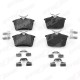 ARKA FREN BALATASI P307 00>09 P308 07>14 PARTNER 08> PARTNER TEPEE 08> BERLINGO 08> C4 04>16 civat a takımlı