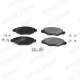 ÖN FREN BALATASI PEUGEOT P206 1.4 1.6 09/98> P306 1.4 1.6 5/93> KULAKLARI DELİKSİZ civata takı mlı
