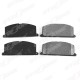 ÖN FREN BALATA TOYOTA COROLLA 1.6L 4A-F AE92 88-91 / COROLLA 1.3L 2E EE90 EE100 88-98 / STARLET 1.3L 4E-FE EP91 96-98