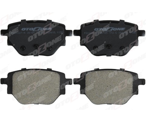 ARKA FREN BALATASI CORSA F 19> C4 20> 2008 19> 208 19> 249 mm