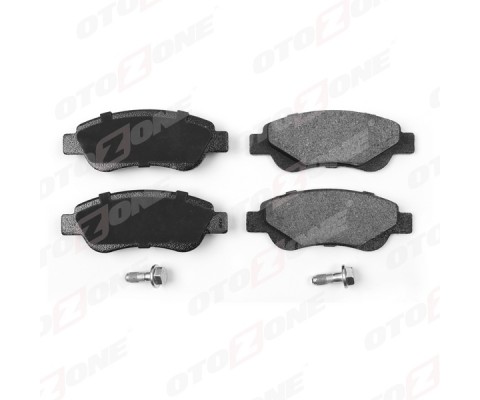 ÖN BALATA P107 06/05 > P108 14 >C1 1.0 1.4HDİ 6.05 > 1.0 1.2VTİ 14 > TOYOTA AYGO 1.0 1.4 HDİ 7.05 > civata takımlı
