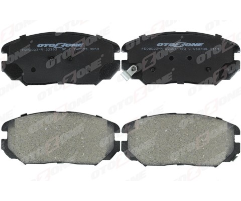 ÖN FREN BALATA HYUNDAI SONATA 2.0L CRDİ 98-04 2.0L VVTİ GLS 05-> / SANTAFE 2.0L D4EA CRDİ 04-> / TUC SON 2.0L D4EA CRDİ 04-10 / KIA SOUL 1.6L CVVT 09-> / SPORTAGE 2.0L CRDİ 04-> - Aşınma ikaz soketli