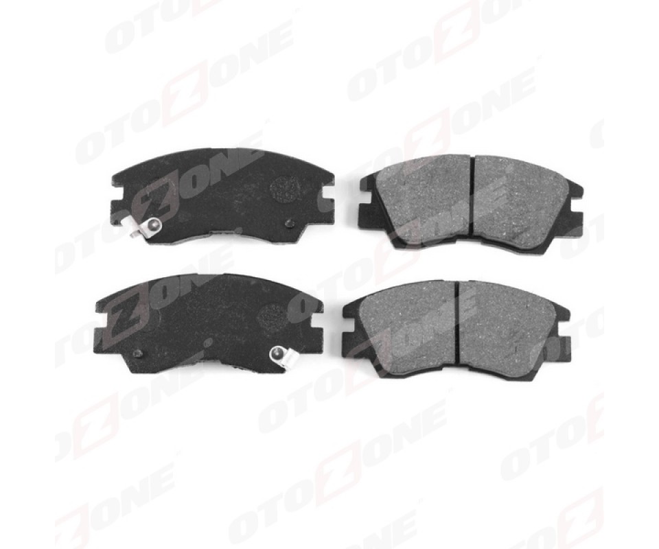 ÖN FREN BALATA MITSUBISHI L200 2.5L 4D55 4D56 8v K14T 4x2 4x4 86-98 / L300 2.5L 4D56 8v P15V PANELVA N 86-> - Aşınma ikaz soketli