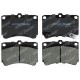 ÖN FREN BALATA MAZDA 323 1.6L B6 BG kasa 89-95 / 1.5L Z5 DOHC BA kasa 96-98 - Aşınma ikaz soket li