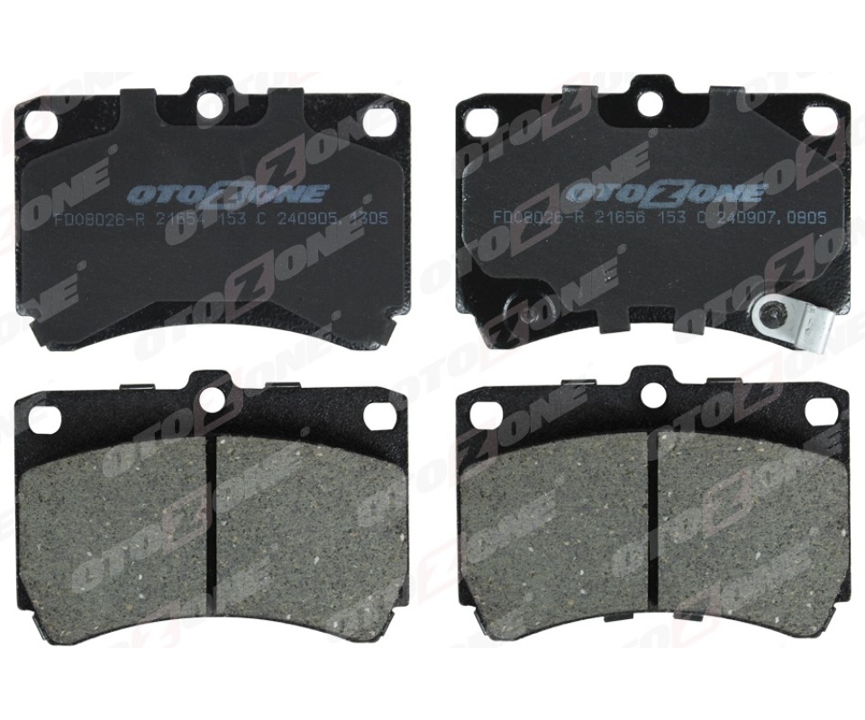 ÖN FREN BALATA MAZDA 323 1.6L B6 BG kasa 89-95 / 1.5L Z5 DOHC BA kasa 96-98 - Aşınma ikaz soket li