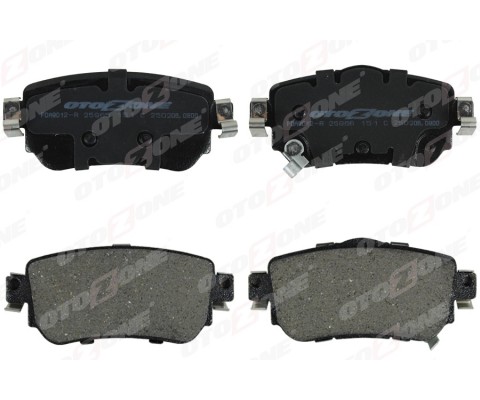 ARKA FREN BALATA RENAULT KADJAR 15> KOLEOS II 18> / NISSAN QASHQAI 1.6L Dci R9M dizel 11-> / X-TRAIL 1.6L Dci T32 12-> - Aşınma ikaz soketli