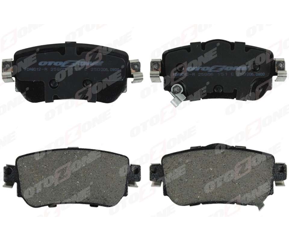 ARKA FREN BALATA RENAULT KADJAR 15> KOLEOS II 18> / NISSAN QASHQAI 1.6L Dci R9M dizel 11-> / X-TRAIL 1.6L Dci T32 12-> - Aşınma ikaz soketli