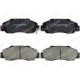 ÖN FREN BALATA HONDA ACCORD EURO 2.0L F20Z1 F20B5 A/T CE8 CH3 kasa 96-02 / CR-V 2.0L B20B3 B20Z1 RD1 kasa 96-01 / HR-V 1.6L D16W1 GH kasa 99-07 - Aşınma ikaz soketli