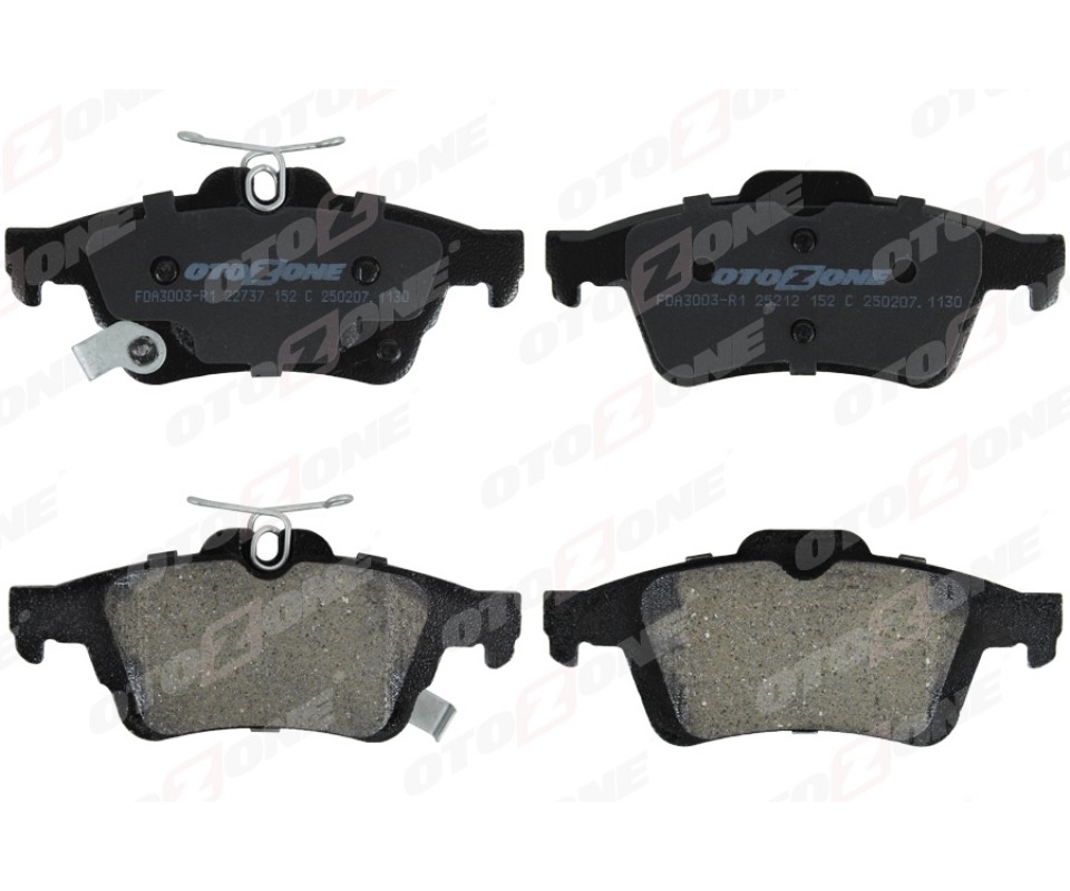 ARKA BALATA FOCUS II CMAX 03> CONNECT 02> LAGUNA III 07> OPEL VECTRA C 02> SIGNUM 03> CITROEN C5 08> METAL İNDİKATÖRLÜ 15mm