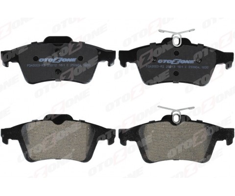 ARKA FREN BALATA MAZDA 3 BK 03-09 / RENAULT LAGUNA III 07-> / OPEL VECTRA C 02-> / CITROEN C5 08-> / PEUGEOT 508 10-> / FORD FOCUS II. C-MAX 04-> CONNECT 02-> / VOLVO S40 II 04-> / SAAB 9-3 02->