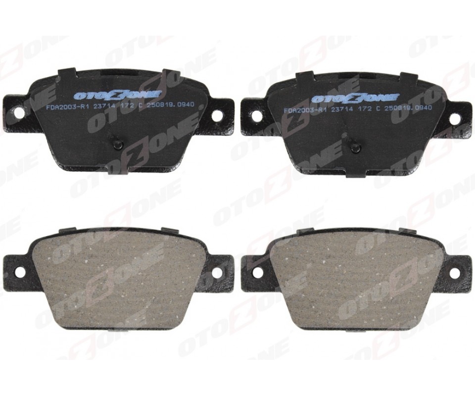 ARKA FREN BALATASI FIAT STILO 02> LINEA 07> BRAVO II 07>14 ALFA ROMEO MİTO 08> MULTIPLA 99> klipsli