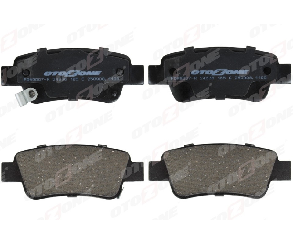 ARKA FREN BALATA HONDA CR-V 2.2L N22A CTDi dizel RE6 06-> / CR-V 2.0L R20 benzinli RE5 otomatik vite s 07-15 / CR-V 1.6L N16A2 RE6 İ-DTEC dizel 4x2 4x4 13-> - Aşınma ikaz soketli