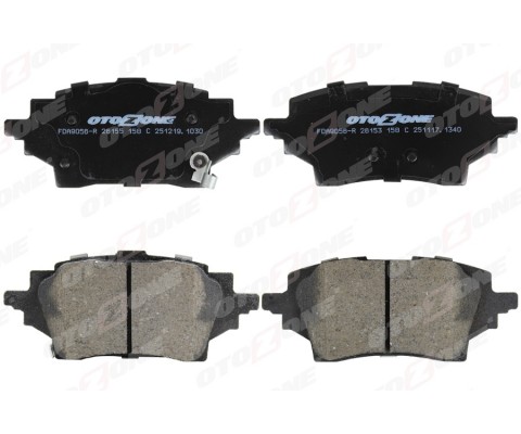 ARKA FREN BALATA TOYOTA COROLLA 1.2L 8NRFTS NRE210 19-> / 1.6L 1ZR-FAE ZRE210 19-> / 1.8L 2ZR-FXE Hybrid ZWE211 19-> / 1.5L M15A-FKS MZEA11 21->