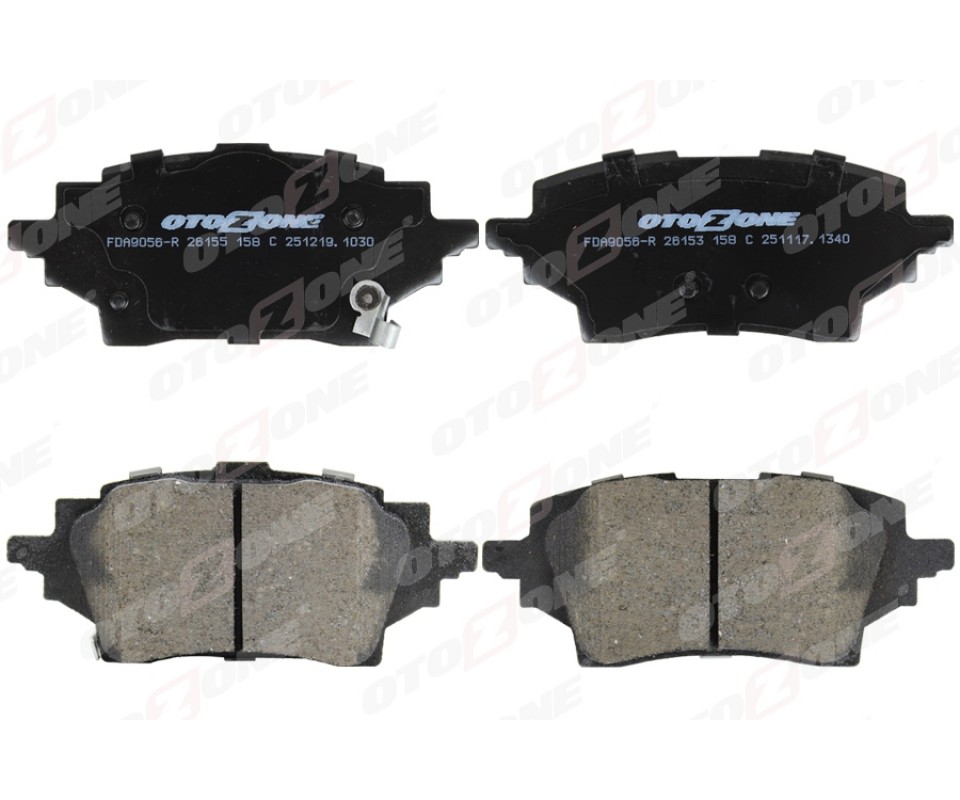 ARKA FREN BALATA TOYOTA COROLLA 1.2L 8NRFTS NRE210 19-> / 1.6L 1ZR-FAE ZRE210 19-> / 1.8L 2ZR-FXE Hybrid ZWE211 19-> / 1.5L M15A-FKS MZEA11 21->