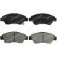 ÖN FREN BALATA BÜYÜK TİP HONDA CIVIC 1.6L B16A2 VTEC 16v 160hp EK 96-98 / 1.4L D14 3 kapı - H/B ES 01-05 kalınlık : 16.00 mm - Aşınma ikaz soketli