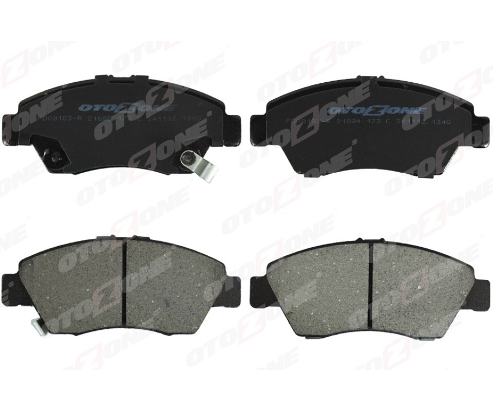 ÖN FREN BALATA BÜYÜK TİP HONDA CIVIC 1.6L B16A2 VTEC 16v 160hp EK 96-98 / 1.4L D14 3 kapı - H/B ES 01-05 kalınlık : 16.00 mm - Aşınma ikaz soketli