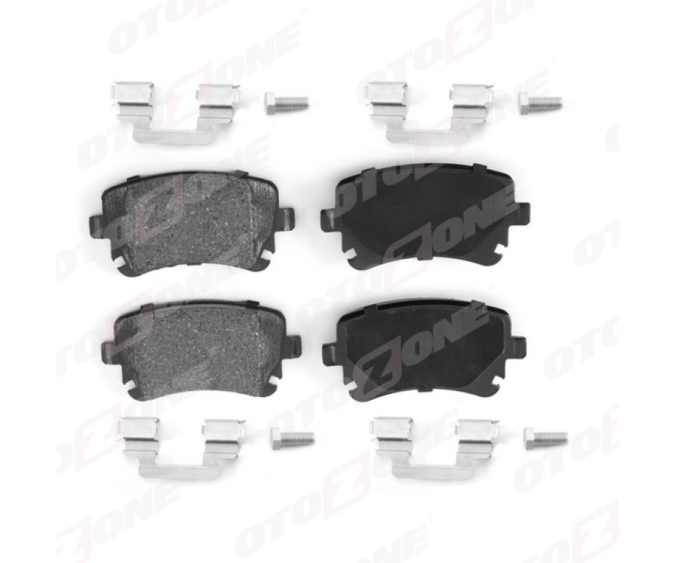 ARKA BALATA VW TRANSPORTER T5 03 >09 > A4 04-09 A6 04-11 A8 03-10 CİVATA TAKIMLI