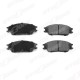 ÖN FREN BALATA HYUNDAI ACCENT 1.3L 1.5L 1.6L benzinli 1.5L CRDi dizel 95-05 / GETZ 1.1L 1.3L 1.4L be nzinli 1.5L CRDi dizel 02-09 / EXCEL 90-95 / SCOUPE 92-96