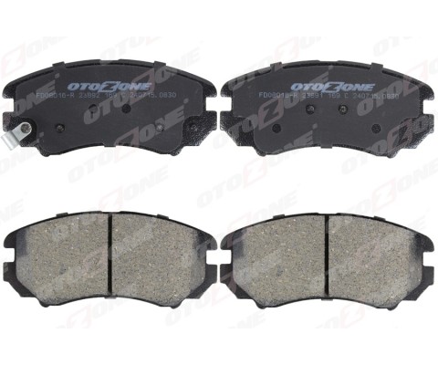 ÖN FREN BALATA HYUNDAI SONATA 2.0L CRDİ 98-04 2.0L VVTİ GLS 05-> / SANTAFE 2.0L D4EA CRDİ 04-> / TUC SON 2.0L D4EA CRDİ 04-10 / KIA SOUL 1.6L CVVT 09-> / SPORTAGE 2.0L CRDİ 04->
