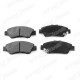 ÖN FREN BALATA KÜÇÜK TİP HONDA CIVIC 1.6L D16 SI enjeksiyonlu 92-95 1.4L D14A EURO 96-00 / JAZZ 1. 4L L13A GD 02-08 - Aşınma ikaz soketli
