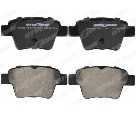 ARKA FREN BALATASI PEUGEOT P307 00> P307 SW 02> P307 CC 03> P207 06> CITROEN C4 04>08> KÜÇÜK TİP
