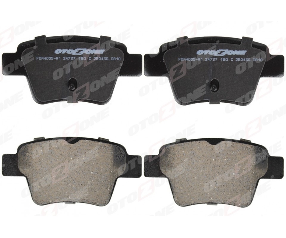 ARKA FREN BALATASI PEUGEOT P307 00> P307 SW 02> P307 CC 03> P207 06> CITROEN C4 04>08> KÜÇÜK TİP