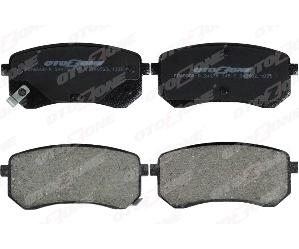 ARKA FREN BALATA HYUNDAI i10 1.0L 1.1L 08-13 / KIA PICANTO 1.0L 1.1L 05-11 - Aşınma ikaz soketli