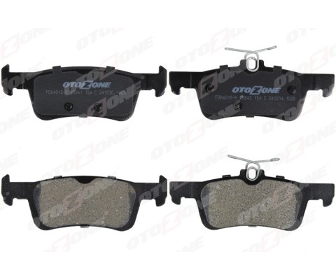 ARKA FREN BALATASI P308 II 1.2 VTİ-1.2 THP-1.6 HDİ-2.0 HDİ 13> FREN DİSKİ ÇAPI 249mm İÇİN 15MM