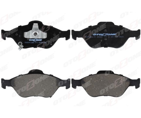 ÖN FREN BALATA TOYOTA YARIS 1.3L 2SZ-FE SCP90 06-09 / 1.4L 1NDTV NLP90 06-09 / 1.0L 1KR-FE KSP90 06- 11 / 1.3L 1NR-FE NSP130 12-> / 1.5L 1NZFXE NHP130 HYBRID 14->