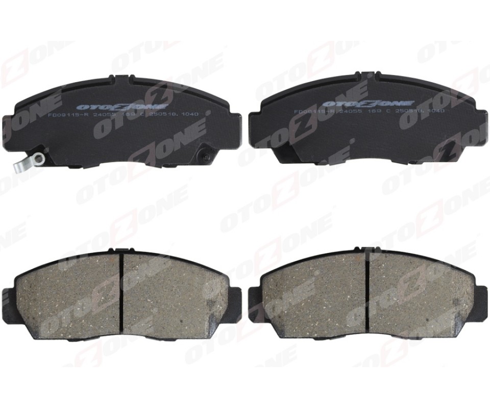 ÖN FREN BALATA HONDA CIVIC 1.6L R16A2 VTEC sedan FD6 06-11 / 1.8L R18A2 FD7 06->ÖN FREN BALATA HONDA CIVIC 1.6L R16A2 VTEC sedan FD6 06-11 / 1.8L R18A2 FD7 06-> - Aşınma ikaz soketli