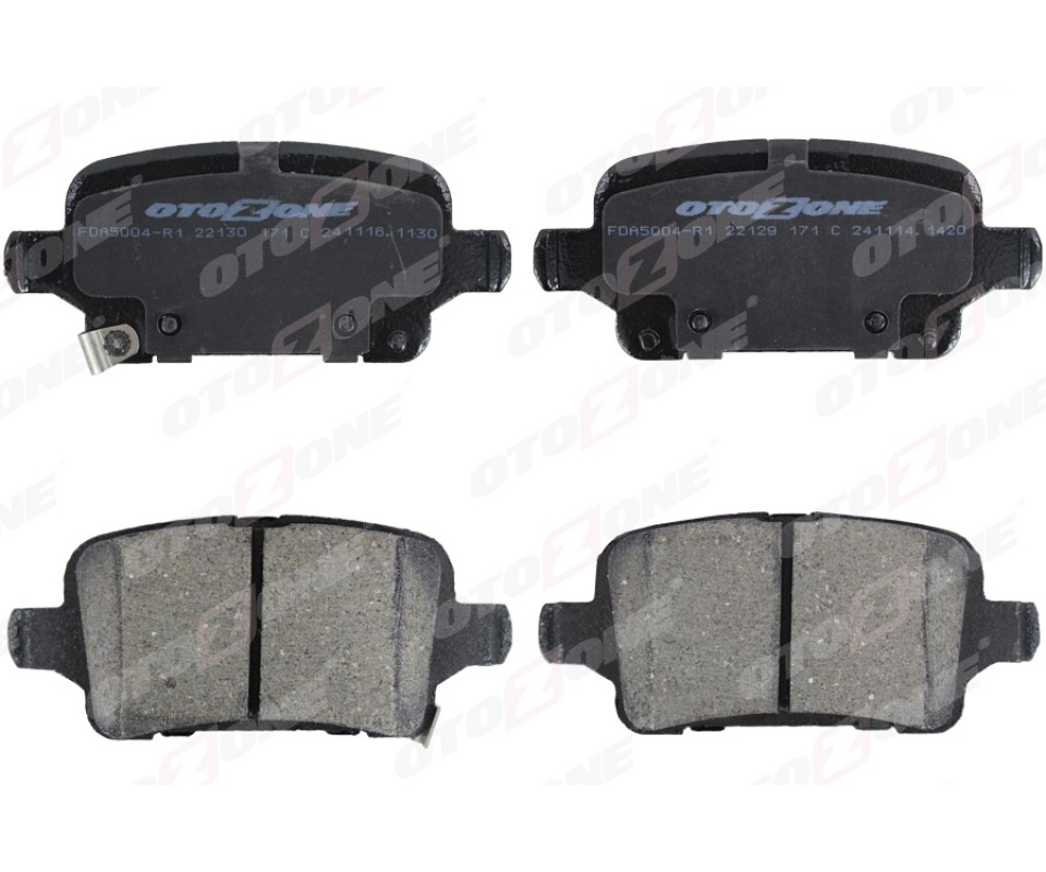 ARKA FREN BALATASI OPEL ASTRA K 1.0-1.4-1.4T-1.6T-1.6 CDTI 16>22 106.5x46.3x16.6 METAL İNDİKATÖRL Ü