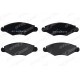 ÖN FREN BALATASI PEUGEOT P206 1.4 1.6 09/98> P306 1.4 1.6 5/93> KULAKLARI DELİKSİZ
